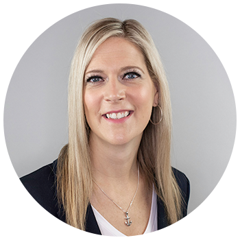Professional headshot of woman smiling